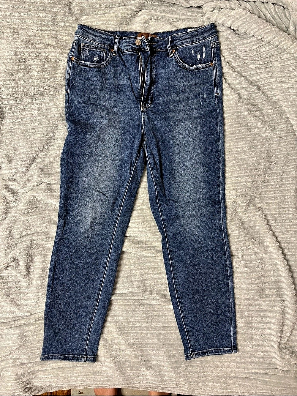 Judy Blue JB88776 DK High Waist Tummy Control Slim Fit Jeans Slim Fit Jeans Blue